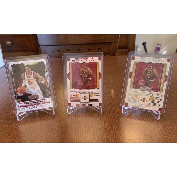 Panini Other - 2020 2021 Panini Contenders Basketball Tyrese Haliburton Rookie Lot Red Card Car